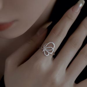 Bague Papillon Quotidienne en Argent Sterling 925 Non Ternissant avec Zirconium Diamant 5A, Design Adorable pour Filles, Bijoux de Mode Dylam - Product Image 4