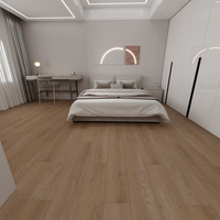 Revêtement de sol en plastique PVC imperméable Cliquez sur vinyle Spc Revêtement de sol 4mm 5mm 6mm pour l'intérieur