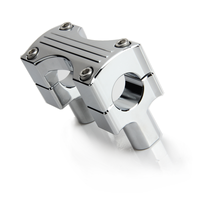 Nouveau kit de rehausseurs de guidon de moto 1,0 " et 1,25 " avec design reculé en aluminium 6061 T6, couleur noire