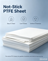 Panneau en PTFE expansé, résistant aux acides et aux alcalis, vente directe d'usine de panneaux en PTFE