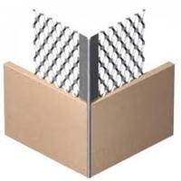 Cornière en acier expansé diamanté pour plâtrage, cornière de coin pour plâtrage, cornière de bordure 45x45mm, longueur 2,7/3m pour plâtrage intérieur