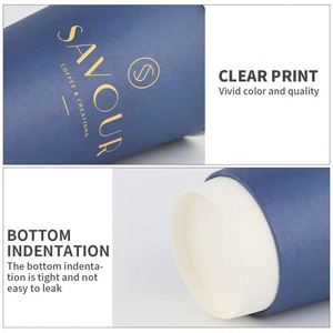 Offre Spéciale – Gobelets en Papier Personnalisables Écologiques 8oz 12oz 16oz – Tasses à Café Double Paroi pour Usage Commercial en Magasin – Faible MOQ - Product Image 4
