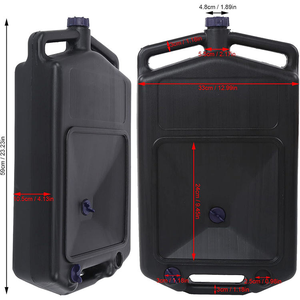 ถังน้ำมันเครื่องหล่อเย็นเครื่องยนต์พลาสติกแบบพกพาเครื่องยนต์รถมอเตอร์ไซด์ - Product Image 4