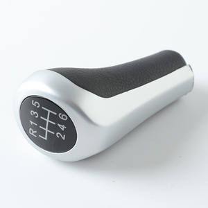 Car 5 6 speed round cap chrome aluminum black <strong>gear</strong> shift <strong>knob</strong> for <strong>bmw</strong> 1 3 5 6 5-speed standard size - Product Image 3