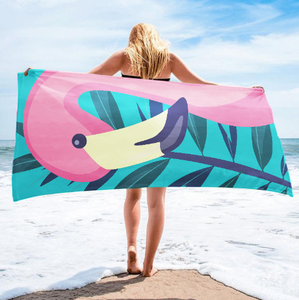 Toalla de Playa Personalizada con Logotipo, Toalla de Microfibra para Resort, Toalla de Playa para Piscina, Toalla de Natación para la Orilla del Mar - Product Image 1