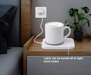 新しいスタイルの55度サーモスタットカップワイヤレスコーヒー電気マグウォーマーワイヤレス充電器付き - Product Image 5