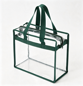 Bolso de Mano Transparente de PVC para Mujer, Elegante, Impermeable, Fácil de Limpiar - Product Image 5