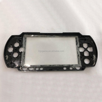 Untuk PSP1000 Black Faceplate layar penutup depan pengganti perumahan Shell untuk PSP 1000