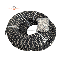 Scie à fil diamanté pour la découpe de granit, marbre, béton en carrière, à tension contrôlée, anti-excentricité, résistante à l'usure, pour l'exploitation minière, fourniture OEM