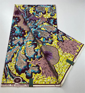 ผ้าแอฟริกันบาติกด็อบบี้แว็กซ์ 100% ผ้าฝ้าย สำหรับตัดเย็บเสื้อผ้าเด็กผู้ชาย ชุดสูท 6 หลา รุ่น ML30SG134-157 - Product Image 4