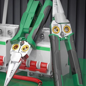 Multi-function Tool 8/7 in 1 <b>Wire</b> Stripping Pliers Electrician Cable Cutter <b>Stripper</b> Cutting Splitting Winding Repair Tools - Product Image 2