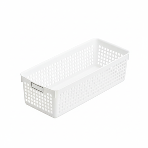 Cesto portaoggetti Inomata nome lungo in colore bianco - Product Image 1