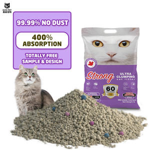 Litière pour <span class=keywords><strong>chat</strong></span> en granulés de bentonite blanche, super absorbante, à agglomération rapide, contrôle des odeurs, faible poussière, biodégradable, jetable aux toilettes - Product Image 4
