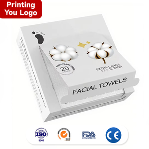 OEM Custom 30 pz asciugamano per la pulizia della pelle 100% biodegradabile USDA Biobased per il trucco per rimuovere salviette usa e getta per il viso - Product Image 1