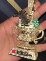 925 argent personnaliser pendentif glacé Hip Hop bijoux fins VVSD Moissanite Pass diamant testeur nom LOGO lettre pendentifs pour lui