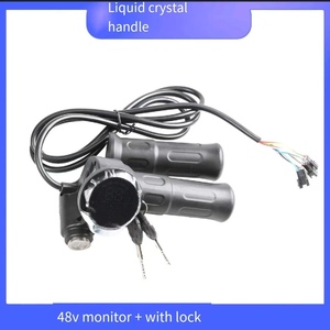 Accélérateur d'accélérateur de poignée de vélo de <span class=keywords><strong>scooter</strong></span> électrique affichage 48v + avec poignée de verrouillage - Product Image 5