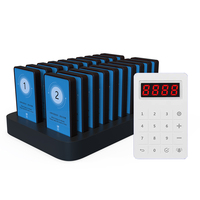 Système d'appel sans fil pour clients avec alertes par vibration et sonnerie - Buzzer de récupération de commandes efficace pour restaurants à fort trafic