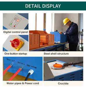 Fourneau de fusion d'or par induction avec technologie de fusion d'or - Product Image 3