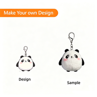 Mini machine distributrice de porte-clés en peluche personnalisés, poupées et animaux en peluche de dessin animé, jouets porte-clés en peluche super doux, mini jouets en peluche