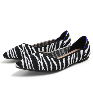 Nuove Ballerine <span class=keywords><strong>da</strong></span> <span class=keywords><strong>Donna</strong></span> in Maglia, Scarpe Basse Eleganti e Comode, Flessibili e Traspiranti, Casual Classiche per Lavoro e Ufficio, con Punta Affusolata - Product Image 6