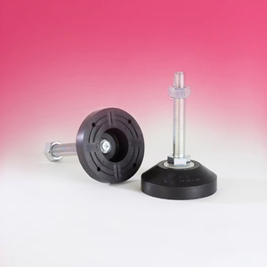 HARMONIE Patas Niveladoras Ajustables de Goma con Acabado Pasivado SUS, Rosca Métrica M16, Grado Estándar, Fabricadas en Japón, Modelo P21 - Product Image 1