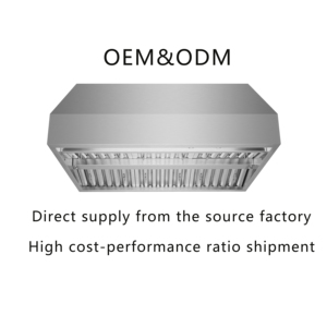 Cappa aspirante da cucina <span class=keywords><strong>per</strong></span> uso domestico, elevato volume d'aria, forte potenza di aspirazione, corpo in acciaio inossidabile, tasso di scarico aria 21m³/min - Product Image 1