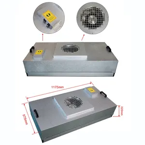 Hot Selling Laminaire Flow Kap Hepa Ffu Iso Gecertificeerde Ventilator Filter Unit Laminaire Luchtstroom Kap 2 'X 4' Ffu Voor Paddestoel Clean Room