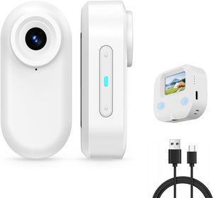 Petite caméra d'action au pouce longue <span class=keywords><strong>batterie</strong></span> caméra d'enregistrement 360 degrés Clip <span class=keywords><strong>sur</strong></span> HD1080p caméra de poche portable pour Vlogging - Product Image 4