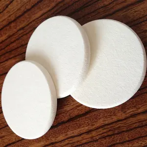 Esponja de Maquillaje TZ Puff Blanca de Látex SBR, Desechable, Lavable, Suave y Cómoda, de 50 mm de Diámetro, para Maquillaje Líquido/Seco, Venta al Por Mayor del Fabricante - Product Image 1