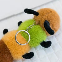 Pendentif en peluche insecte Cigales, poupée insecte, porte-clés de sac 12cm, unisexe, vente en gros, export transfrontalier, offre exclusive