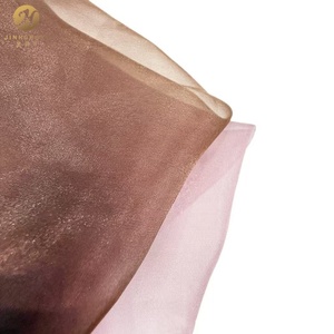 Tela de Tul de Organza de Poliéster 100% de Punto Tricot Ultrafino y Transpirable de 25 g/m² en Existencia para Faldas de Tul y Vestidos de Novia Transparentes - Product Image 4