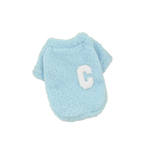 Sudadera con capucha cálida de lana para mascotas, diseño de letra C de doble cara, gruesa, para gatos y perros, para otoño e invierno - Product Image 5
