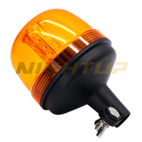 NIGHTUP PC-Linse ABS-Basismaterial Warnleuchte mit LED-Rotation Einzelblitz Doppelblitz R10
