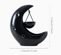 Brûleur d'encens céramique éco-responsable étoile et lune, best-seller, pour salon, décoration de bureau, arrangement domestique