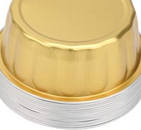Mini tasses en aluminium pour muffin, cupcake, pudding, pâtisserie, design à la mode, pour fête, mariage, anniversaire, pièces