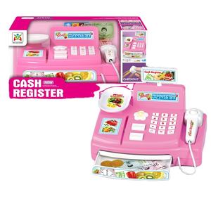 Juguetes Zhiqu, recién llegados, casa de juegos multifunción para niños, supermercado Artificial, caja registradora, luz eléctrica, música, comestibles de plástico - Product Image 1