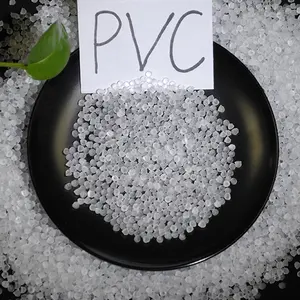 Şeffaf kristal yumuşak PVC ayakkabılar terlik pelet bileşikleri granülleri