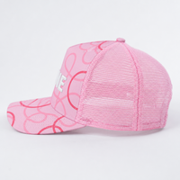 Casquette de baseball sportive à 5 panneaux de haute qualité, en maille, broderie personnalisée, motif imprimé en tissu maillé, casquettes de camionneur