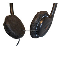 Coussinets d'oreille d'hygiène non tissés pour écouteurs de grande taille 11cm pour casque de jeu de style cache-oreilles/casque VR