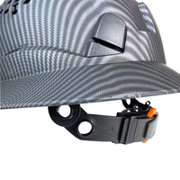 Casco de Seguridad de ABS Tipo Cachucha de Ala Completa ANT5PPE Personalizado con Diseño Ridgeline para Uso Industrial
