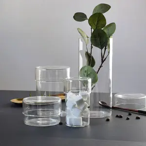 Home decorative table ware glass planter for hydroponic water plants