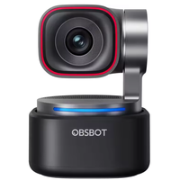 Popular Cámara PTZ OBSBOT Tiny 3 con Control por Gestos, Seguimiento IA, Webcam 4K con Zoom 4x