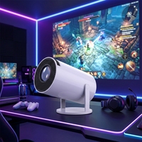 Projecteur de jeu portable JUNUO G1 H713 LED 720P compatible 4K avec 20000 jeux intégrés, 150 ANSI, 30-150 pouces, Android 11