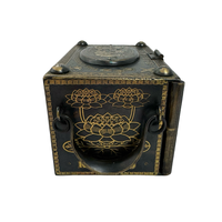 Metal Craft Collectibles China Old Fashion Ornament Good Fortune Imperial Golden Gun Imperial Set