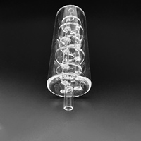 Colonne de filtration de gaz multicouche en quartz fusionné sur mesure pour CVD semi-conducteur