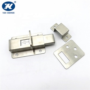 Inodoro público Acero inoxidable Vacant Engaged Lock Set Indicador de inodoro Perno de puerta - Product Image 4