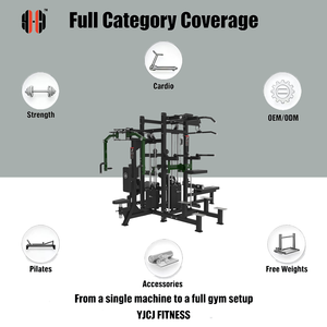Appareil de musculation multifonctionnel robuste à quatre postes, stations indépendantes, tours doubles, modules pour les jambes, bancs extensibles pour l'entraînement - Product Image 3