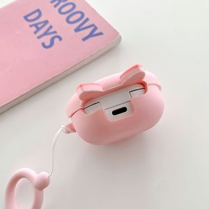 Étui de protection pour écouteurs en silicone caoutchouc avec motif d'ours et de <span class=keywords><strong>cochon</strong></span> en dessin animé 3D pour Samsung Galaxy Buds2 Pro/Buds2/Buds Pro/buds Live - Product Image 6