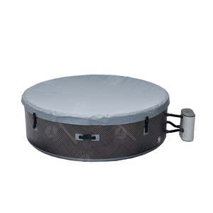 Bain à remous <span class=keywords><strong>gonflable</strong></span> moderne à motif géométrique, isolé toutes saisons, portable, chauffé, <span class=keywords><strong>pour</strong></span> la <span class=keywords><strong>d</strong></span>étente à domicile - Product Image 5