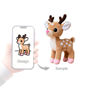 Animaux en peluche personnalisés pour enfants, jouets en peluche doux, vente en gros, broderie de logo de marque, cerf en peluche, <span class=keywords><strong>alpaga</strong></span> et mule - Product Image 1